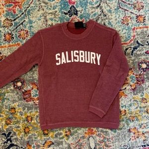 SALISBURY UNIVERSITY RIBBED CREWNECK SWEATER